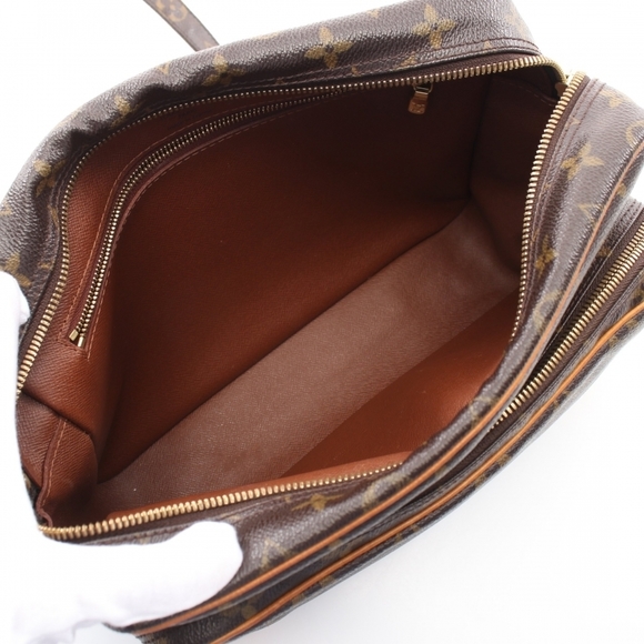 Louis Vuitton Monogram Shoulder Bag Leather Brown - Picture 2 of 7